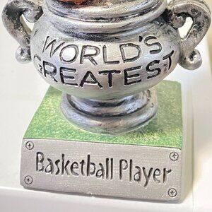 World’s Greatest Basketball Player Cute figurine on a trophy